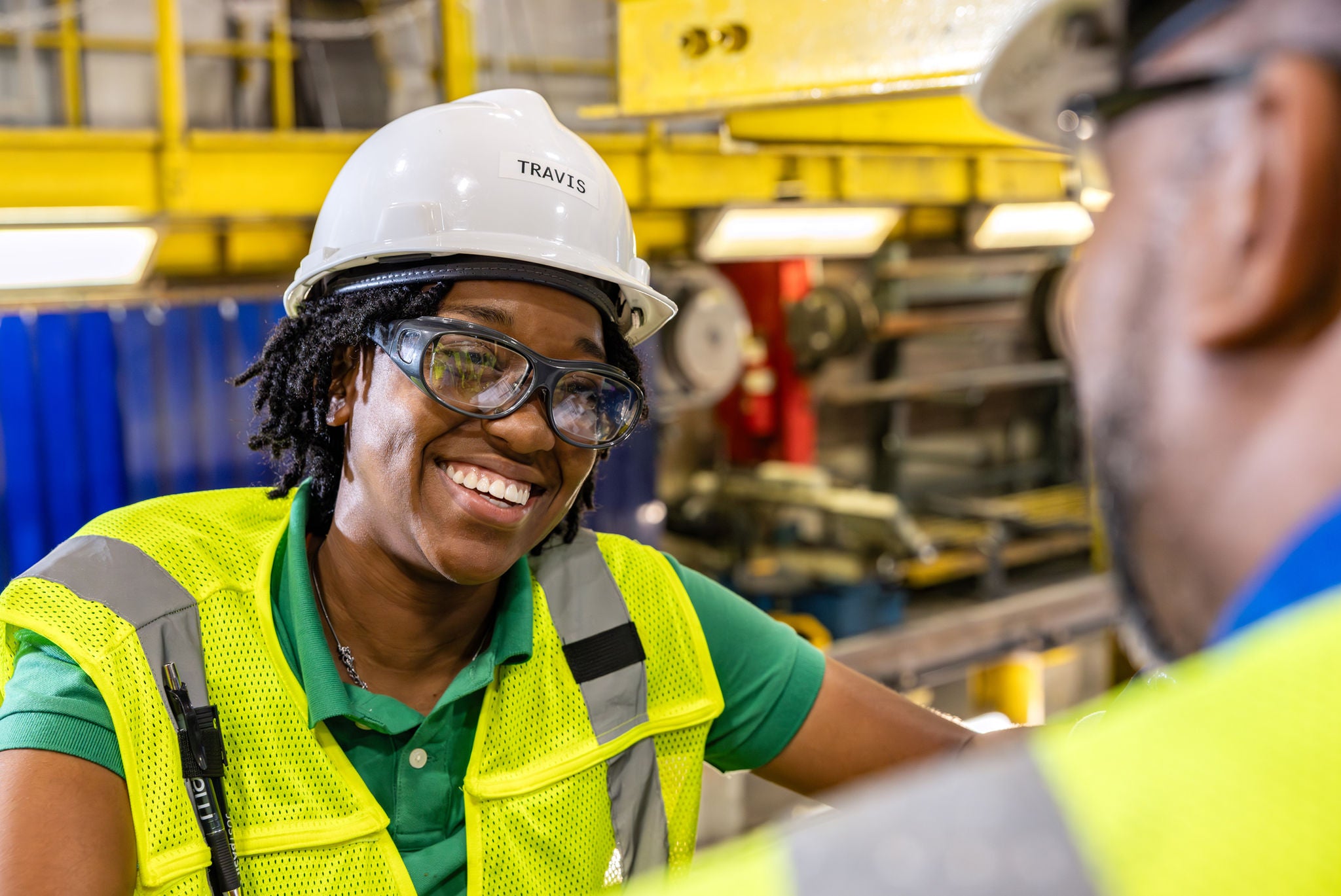 Norfolk Sothern employees are on site at an intermodal transport working on DEI initiatives. 