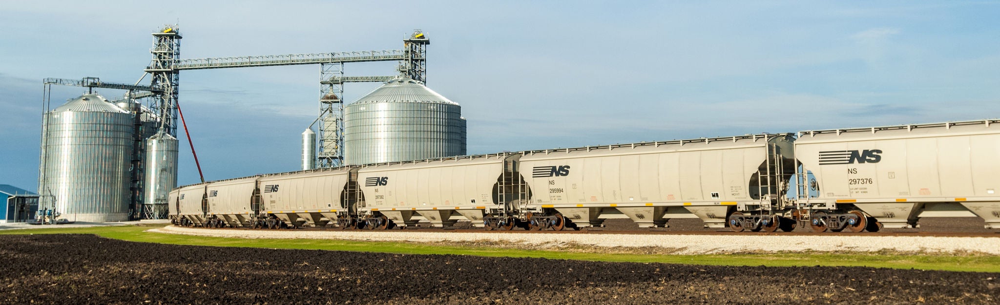 Norfolk Southern Train Shipping Agricultural Forest Product