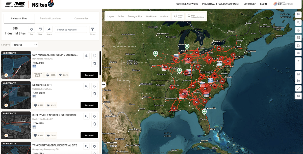 Rail-ready sites, real-world growth