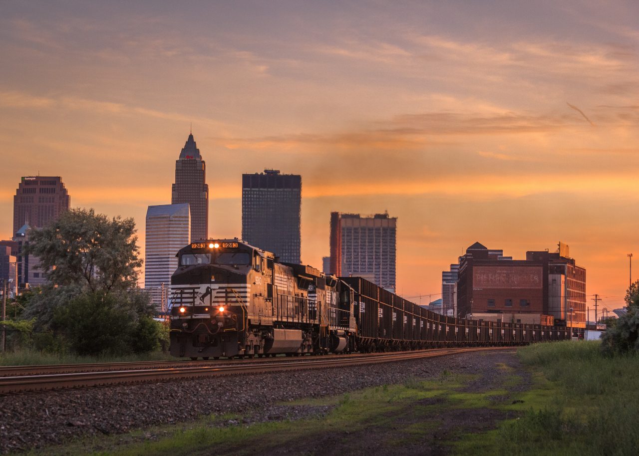 coal train in Cleveland OH